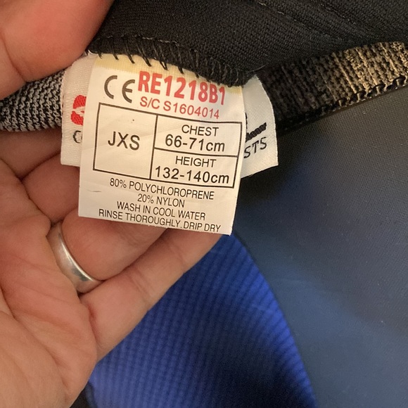 Kids full length wetsuit 5/3 mm. Size 7-8 yr. UK sizing JXS. New without tags. - Picture 4 of 7